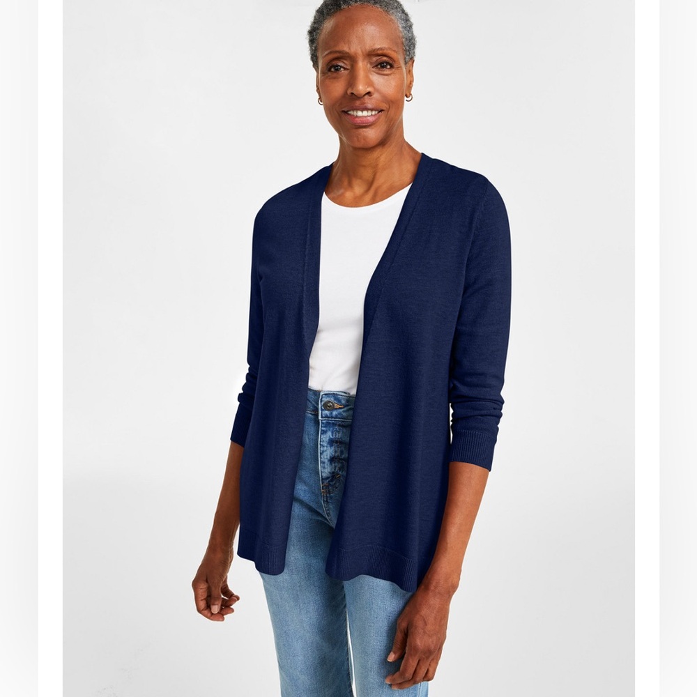 NWT - Style & Co Women's Open-Front Cardigan